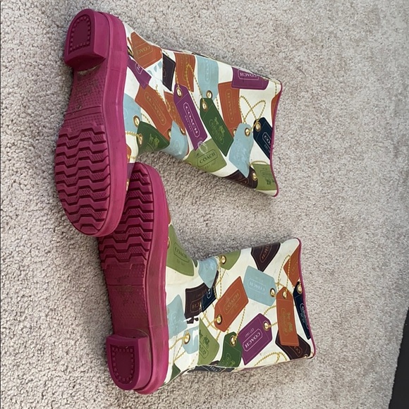 Coach Rain Boots - Picture 1 of 3